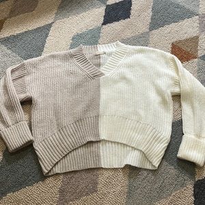 Two tone altard state sweater